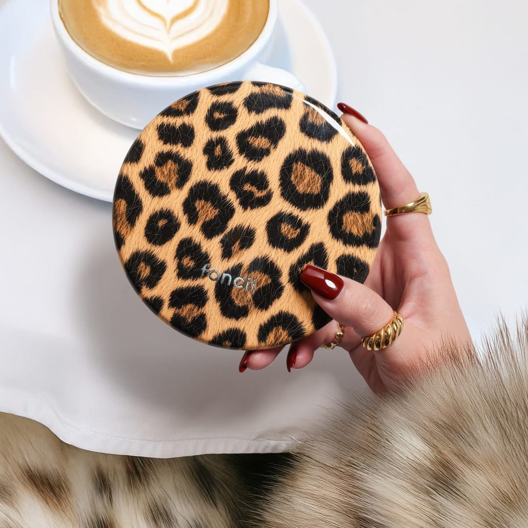 Taylor LED Compact Mirror | Cheetah Chic